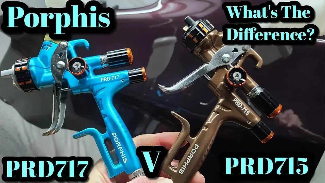 Spray Gun Comparison: PRD-717 vs. PRD-715 PORPHIS