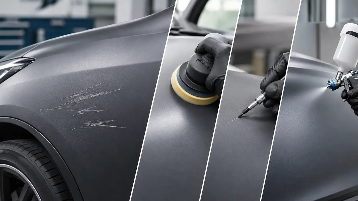 Matte Paint Scratch Repair: What You Need to Know Before You Polish, Blend or Respray PORPHIS