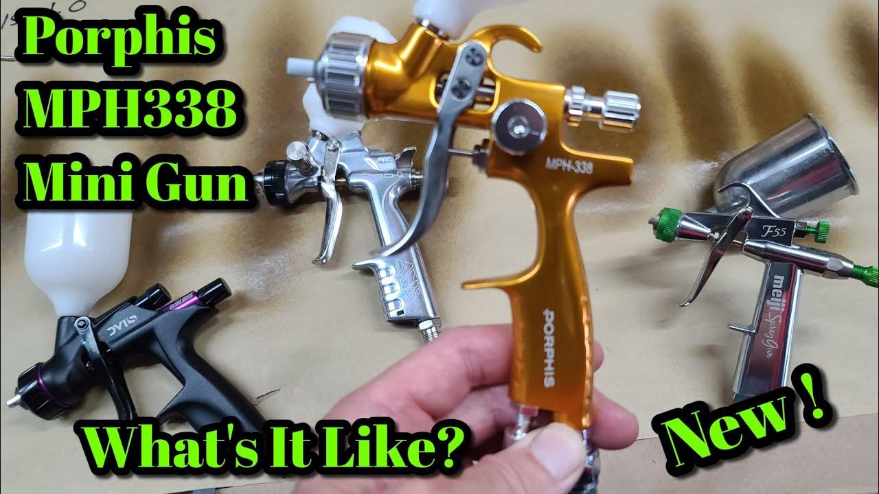 Spray Gun Comparison: MPH-338 vs. Meiji F55、ANI R160 、Devilbiss DV1S