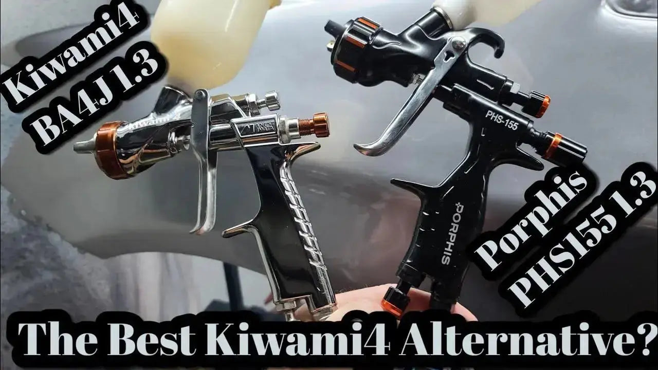 Spray Gun Comparison: PHS-155 vs. Iwata Kiwami4 (BA4J) PORPHIS