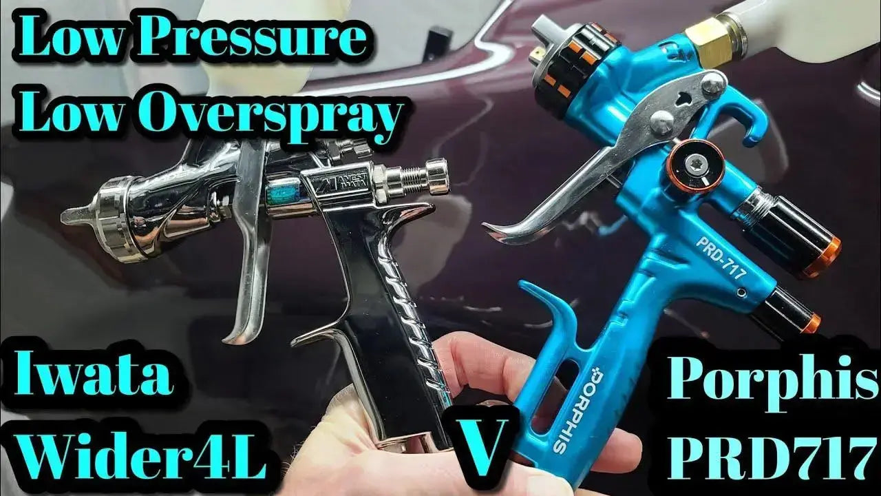 Spray Gun Comparison: PRD-717 vs. wata Wider4L PORPHIS