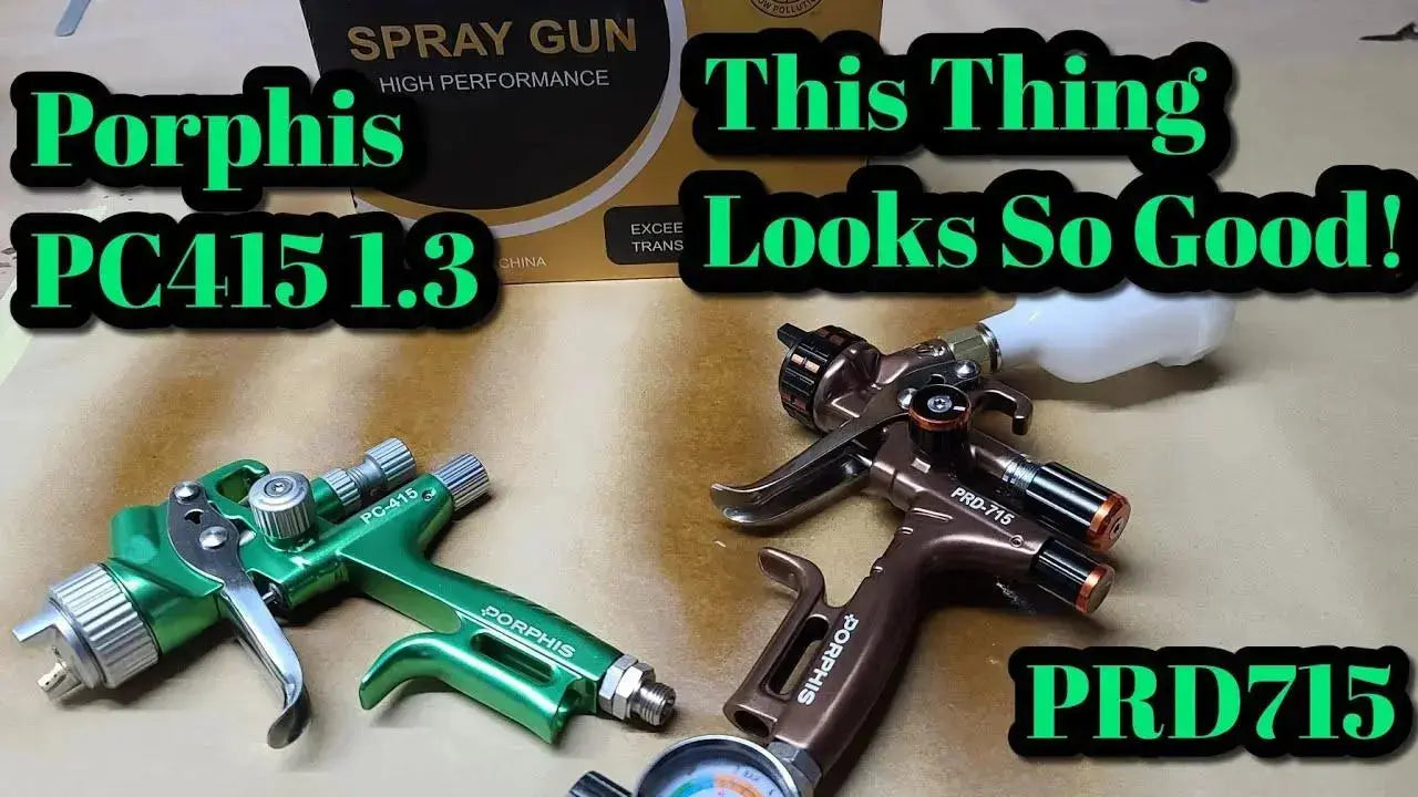 Spray Gun Comparison: PC-415  vs. PRD-715 PORPHIS