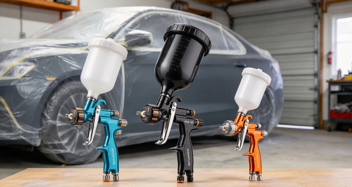 How Many Spray Guns for DIY Auto Painting Do You Actually Need? PORPHIS