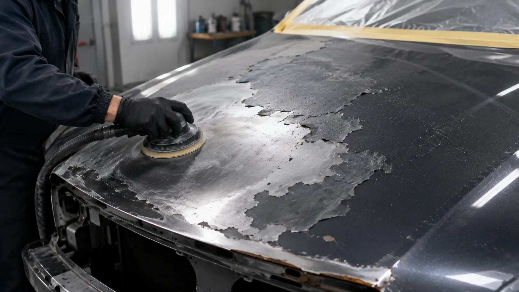 How to Fix Paint Delamination on a Hood: Strip It or Repair the Damaged Area? PORPHIS