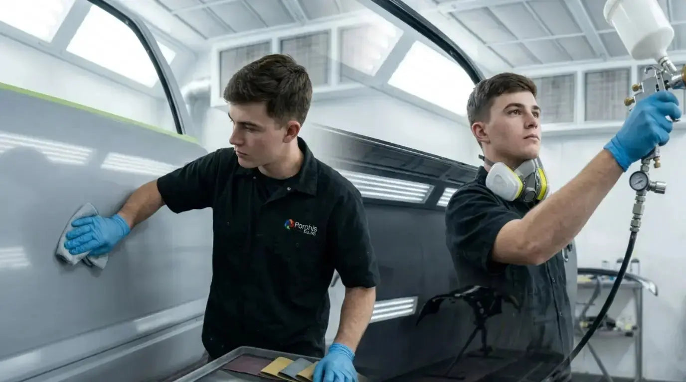 Prepper to Painter: A Complete Guide to Pay, Career Progression, and Success in Automotive Refinishing PORPHIS