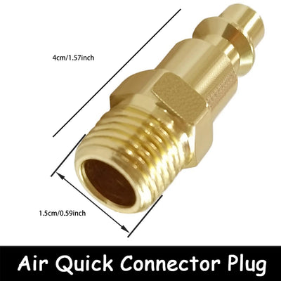 10 Piece Set of Male Connectors PORPHIS
