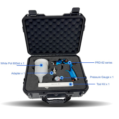 PORPHIS PRD-62 Series Spray Gun Premium Plastic Box Kit