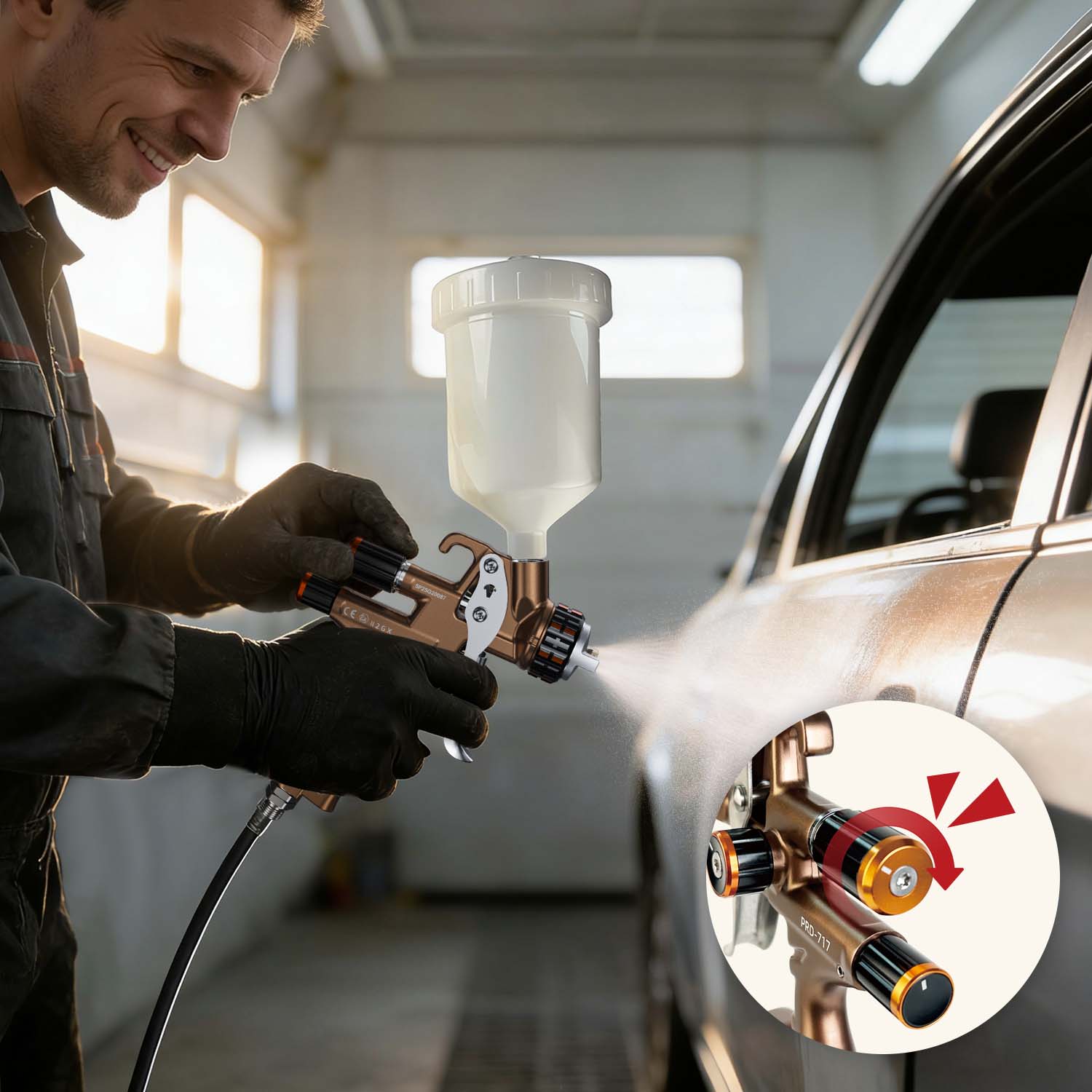 PRD-717 VS Car Paint Sprayer Kit | PORPHIS