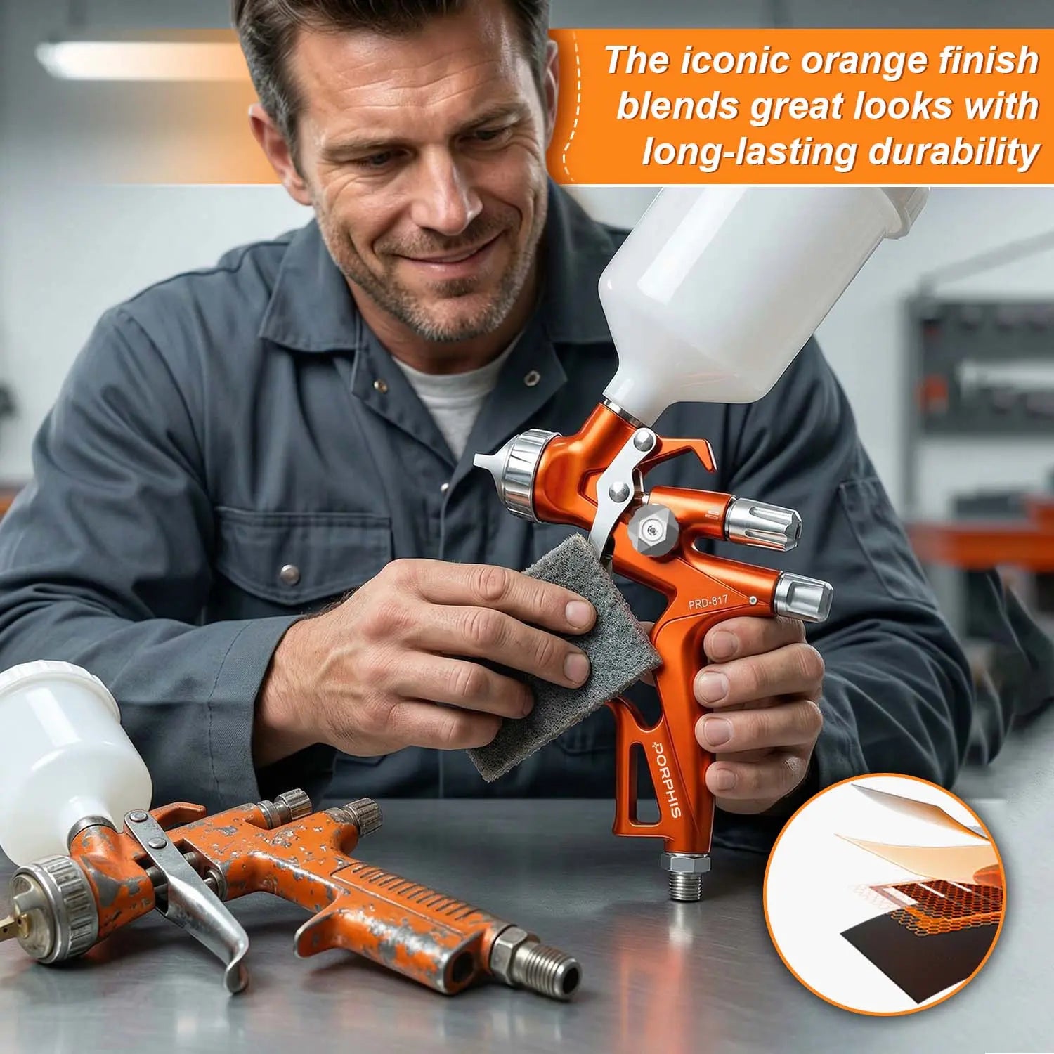 フーリガン Automotive Paint Gun PRD-817 1.3mm for Precision Coating – PORPHIS