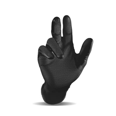 50pcs disposable 8mil nitrile gloves