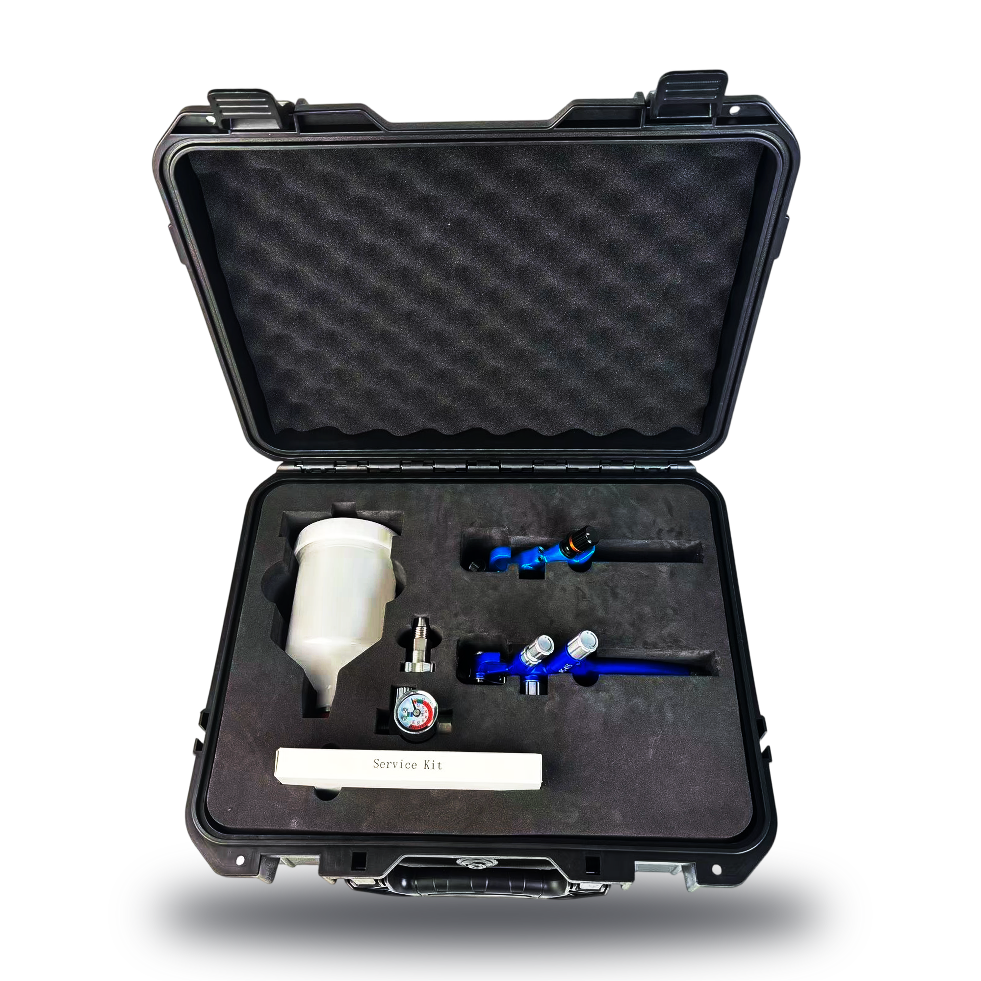 Porphis PRD-71-Serie und PRD-62-Serie Sprühpistole Premium Plastic Box Kit