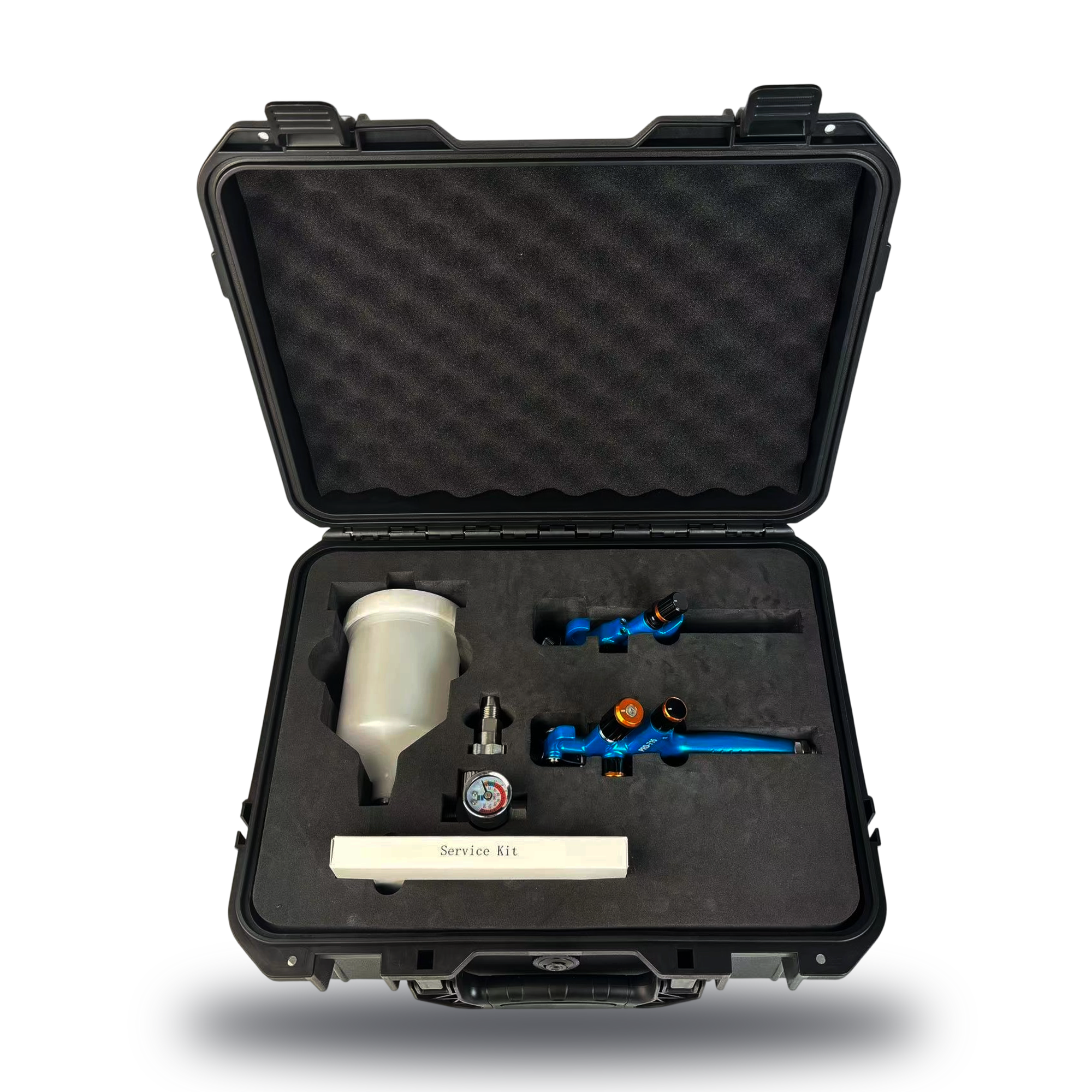 Porphis PRD-71-Serie und PRD-62-Serie Sprühpistole Premium Plastic Box Kit