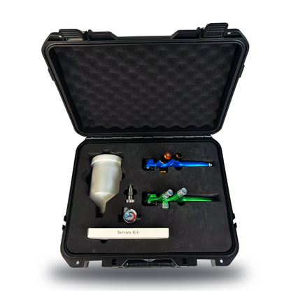 Porphis PRD-71-Serie und PRD-62-Serie Sprühpistole Premium Plastic Box Kit