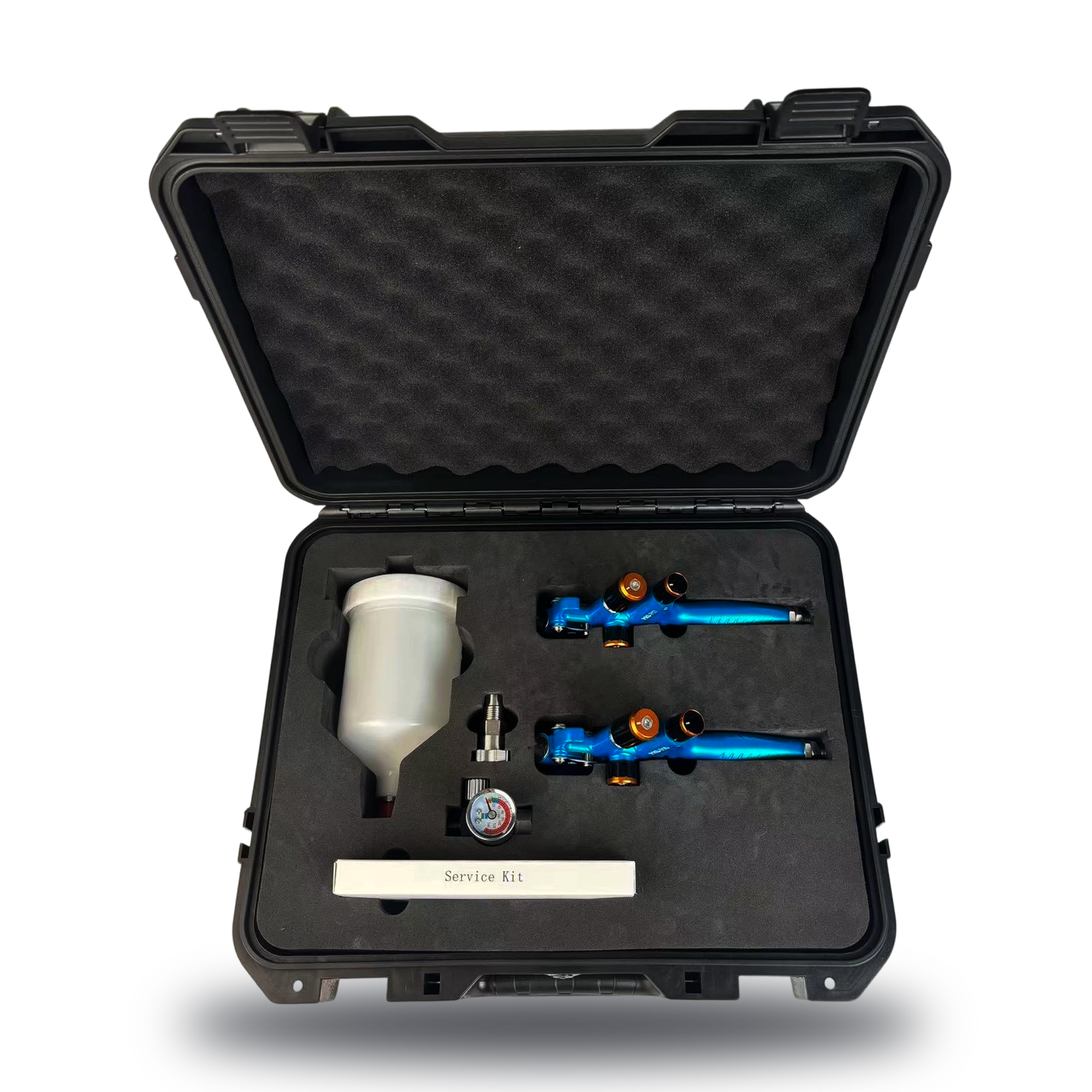 Porphis PRD-71-Serie und PRD-62-Serie Sprühpistole Premium Plastic Box Kit