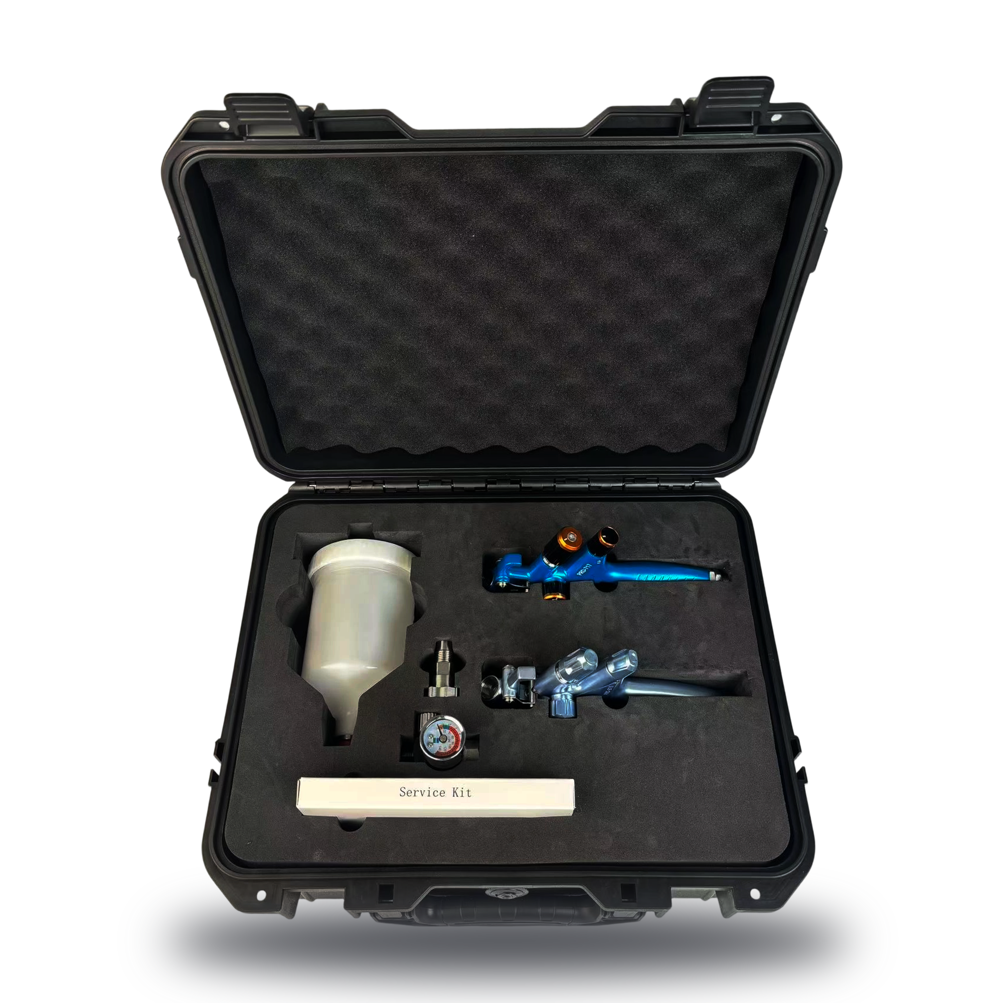 Porphis PRD-71-Serie und PRD-62-Serie Sprühpistole Premium Plastic Box Kit