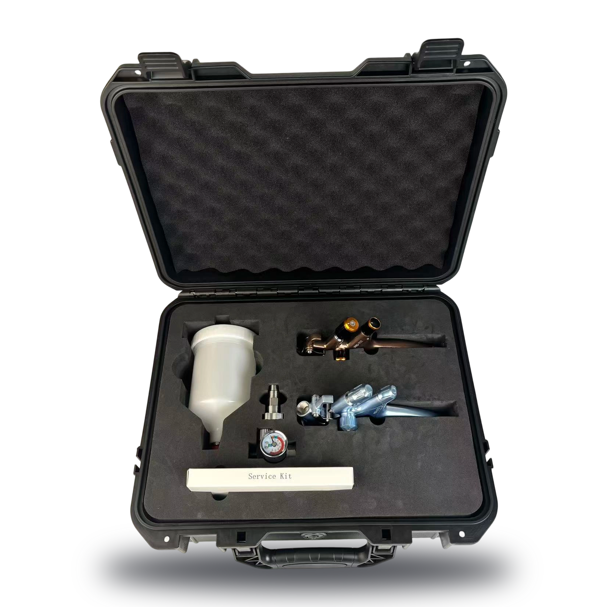 Porphis PRD-71-Serie und PRD-62-Serie Sprühpistole Premium Plastic Box Kit