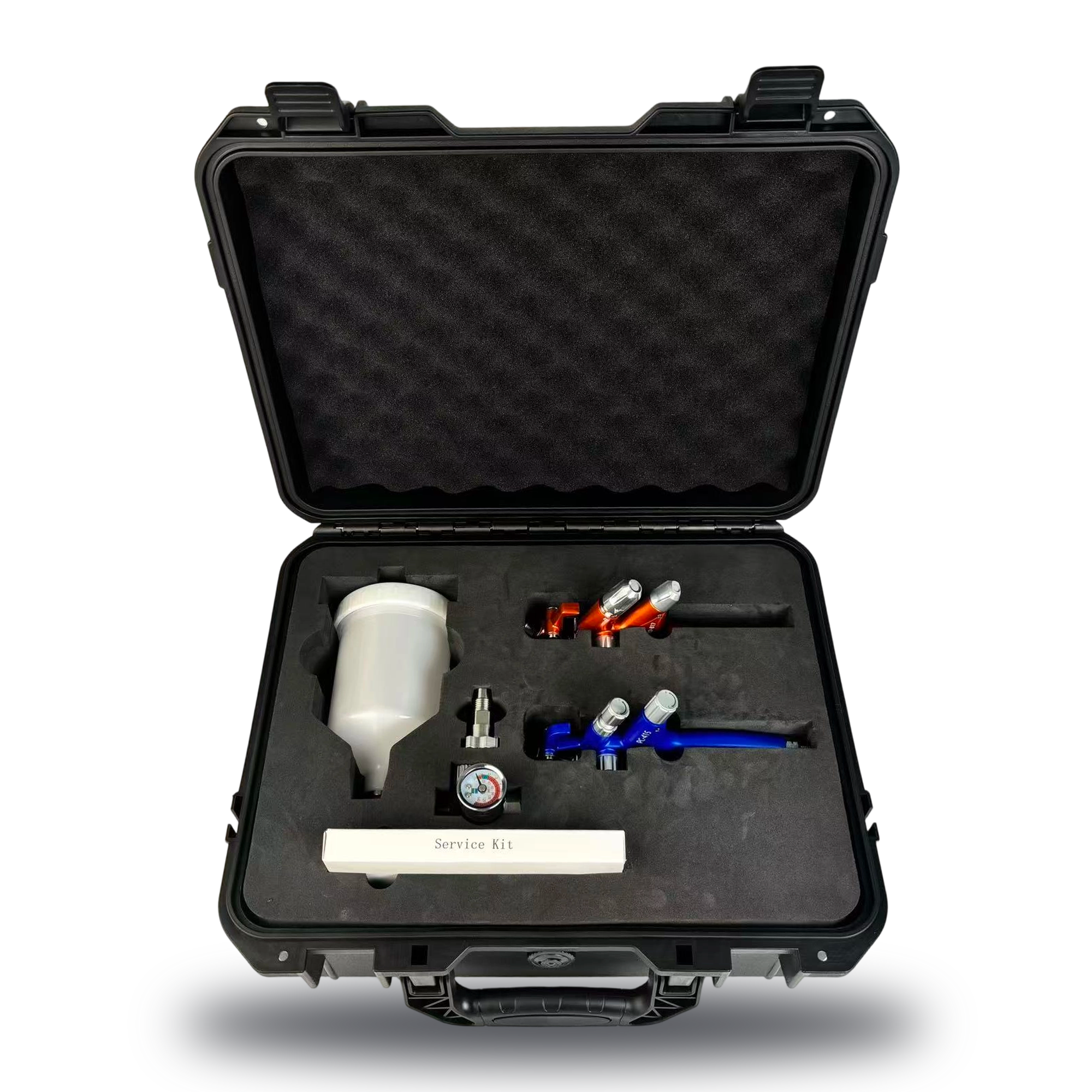 Porphis PRD-71-Serie und PRD-62-Serie Sprühpistole Premium Plastic Box Kit