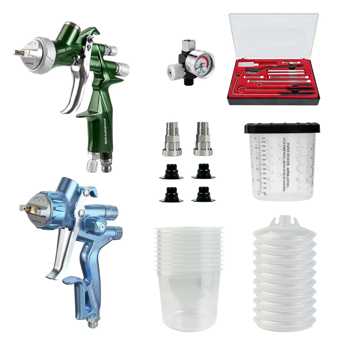 Perfect Finish Pro Spray Gun Combo PORPHIS