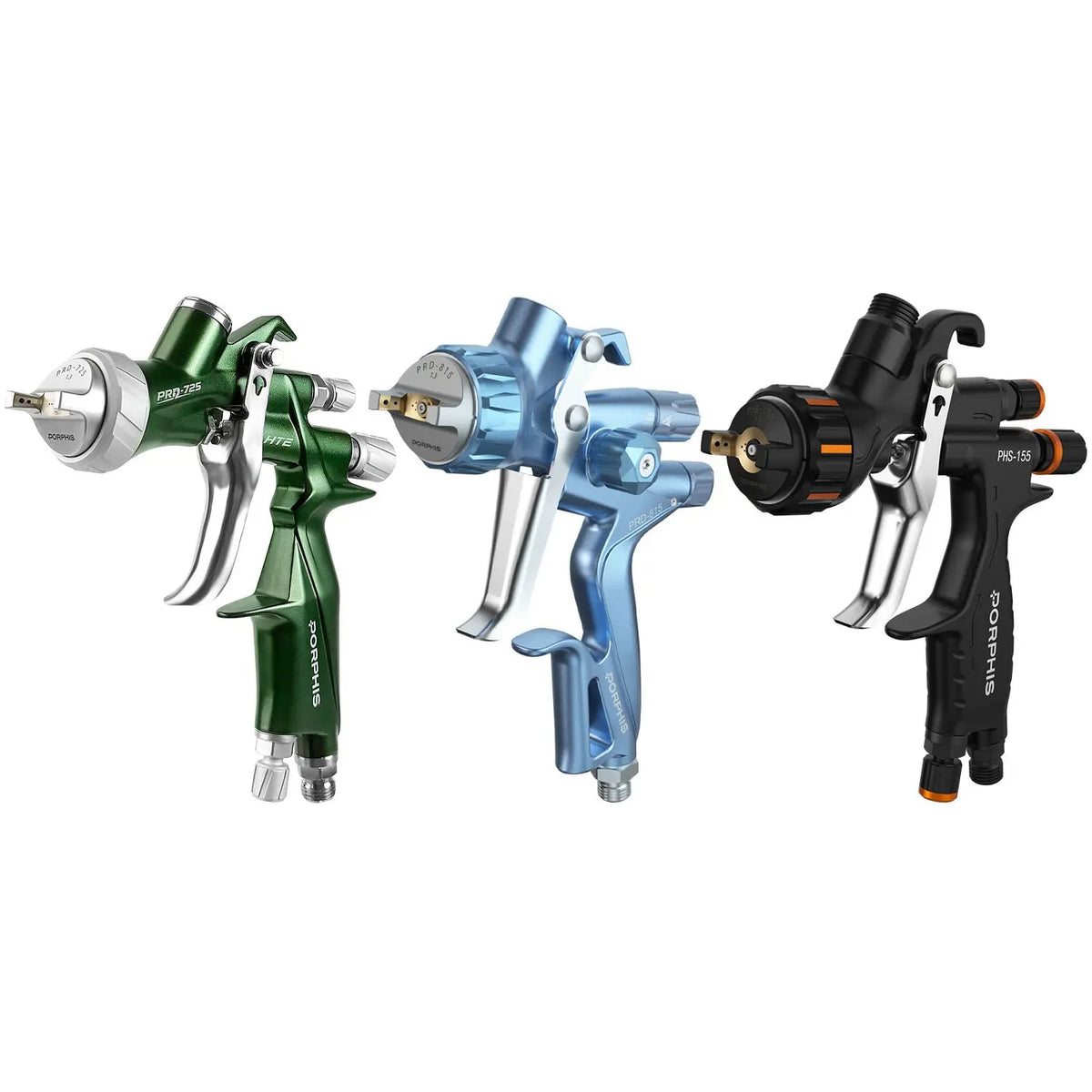 PORPHIS Complete 3-Gun Automotive Painting Combo PORPHIS