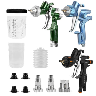 PORPHIS Complete 3-Gun Automotive Painting Combo PORPHIS