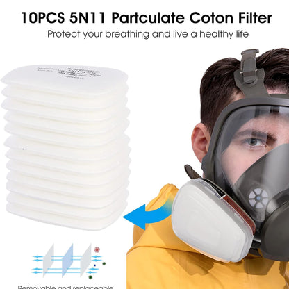 Full coverage gas mask