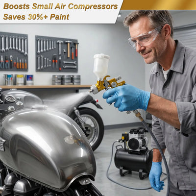 MPH-338 LVLP Mini Spray Gun PORPHIS