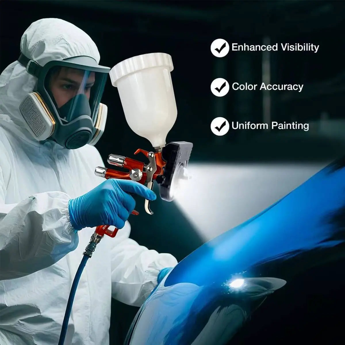 PORPHIS Spray Gun LED Light PORPHIS