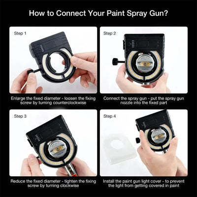 PORPHIS Spray Gun LED Light PORPHIS