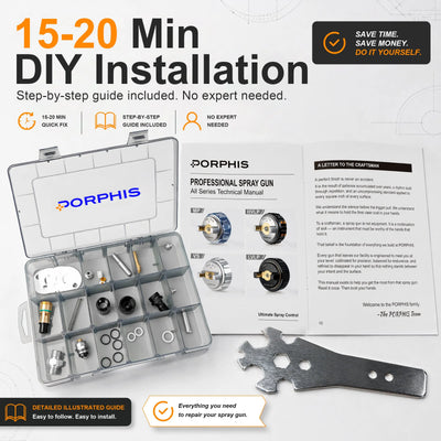 PRD-51 Series Spray Gun Spare Parts Repair Kit