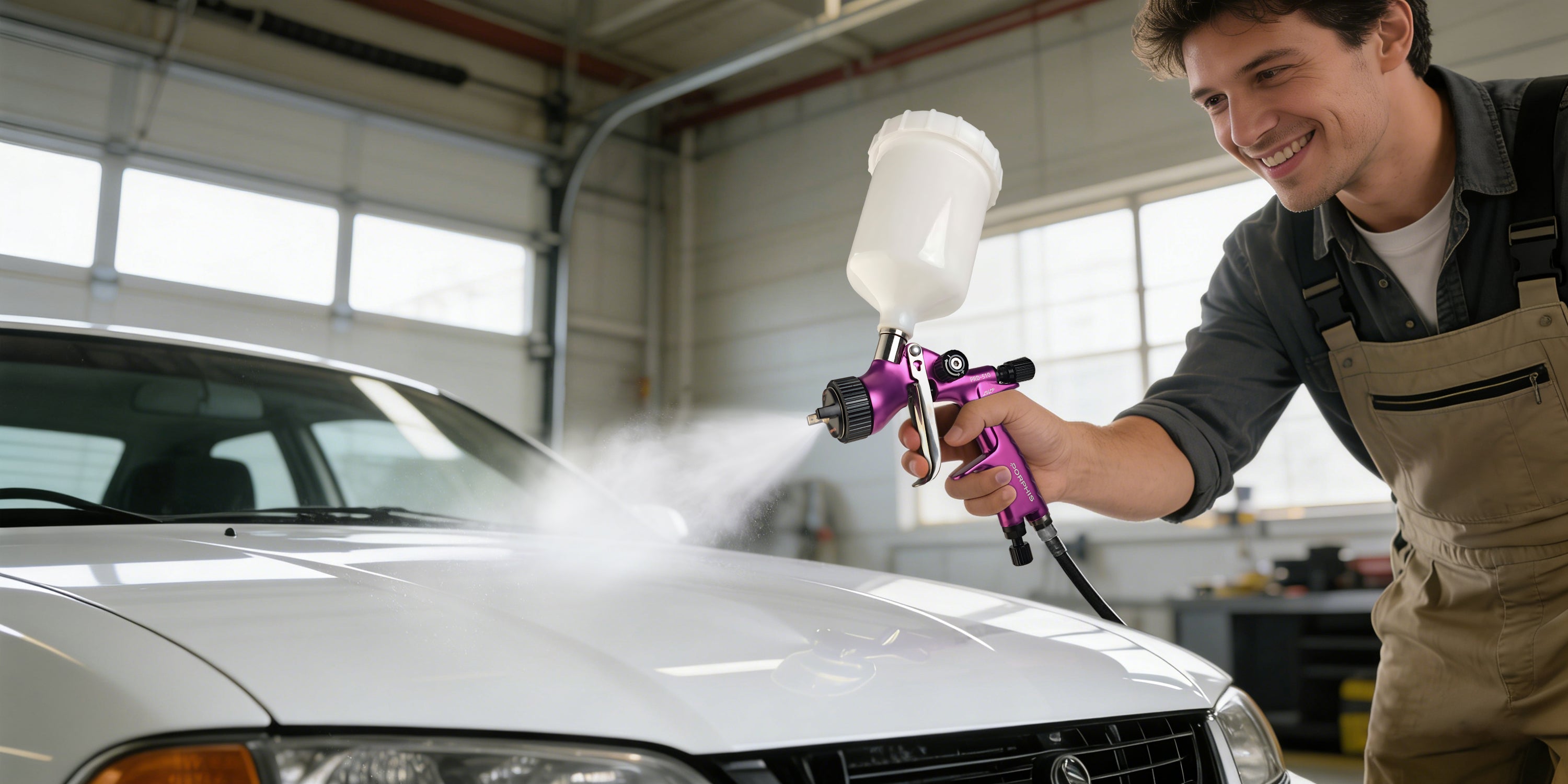 LVLP Paint Gun PRD-510 – 72h USA Delivery | 1.3mm, 5.4 CFM – PORPHIS