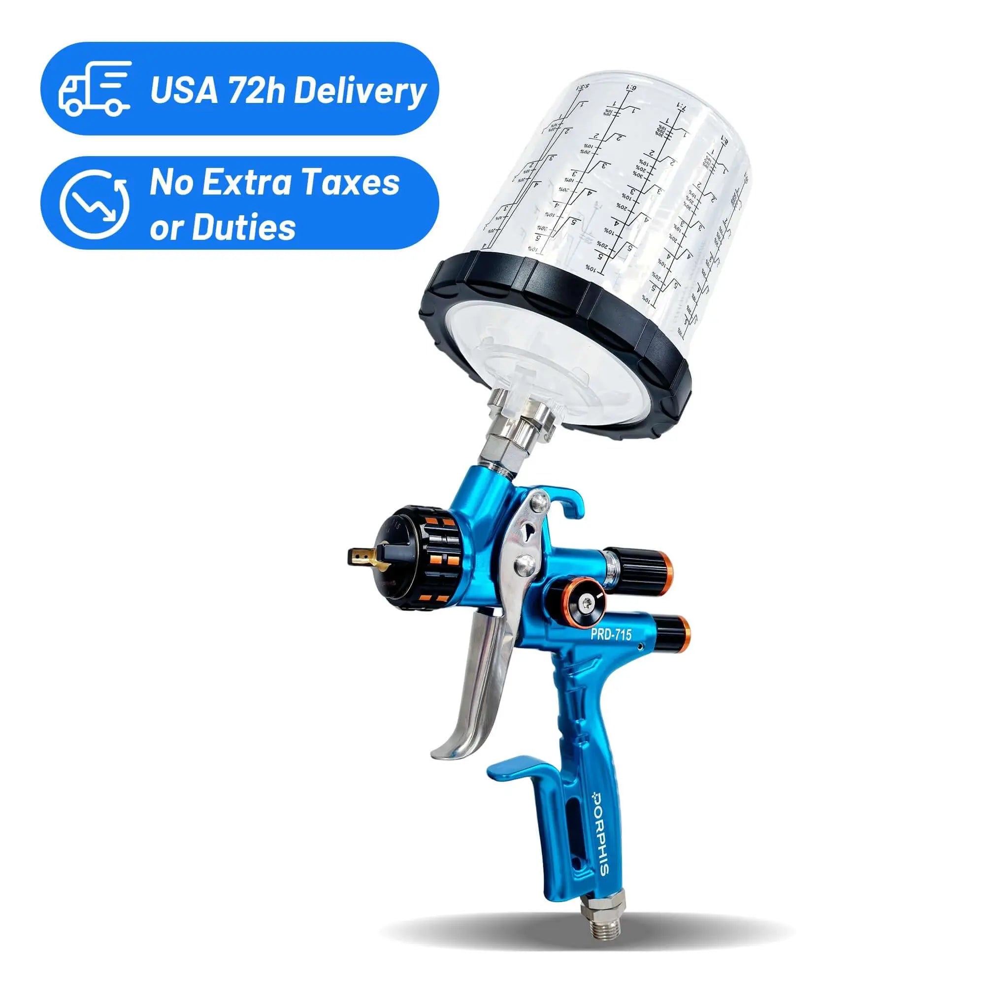 PRD-715 High Quality Spray Gun (USA 72-Hour Delivery) | 1.3mm MP
