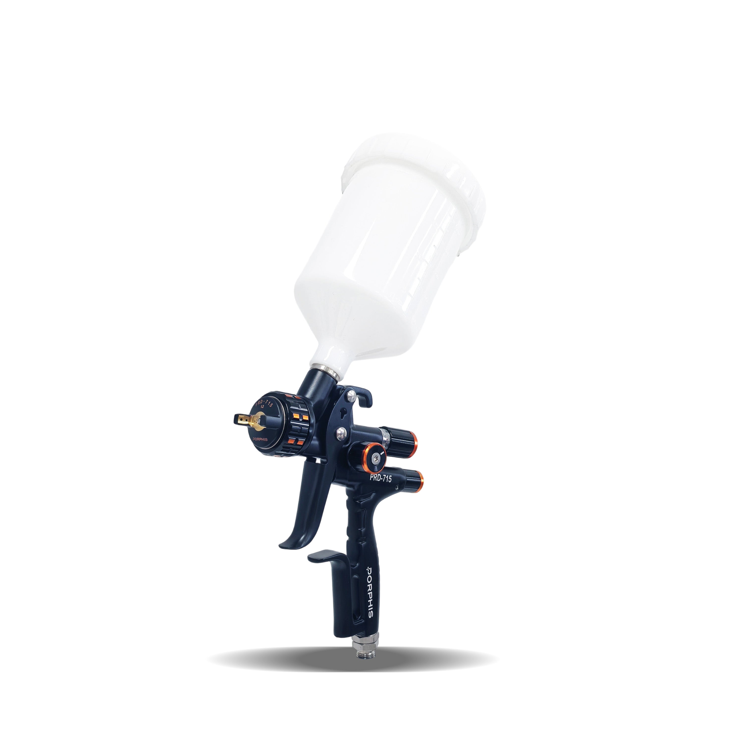 PORPHIS PRD-715 Black MP Spray Gun with 600ml white plastic cup
best clear coat gun