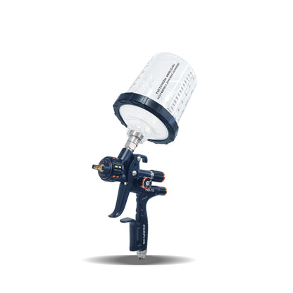 PORPHIS PRD-715 Black MP Spray Gun with 600ml paint mixing cup and adapter
professional paint gun