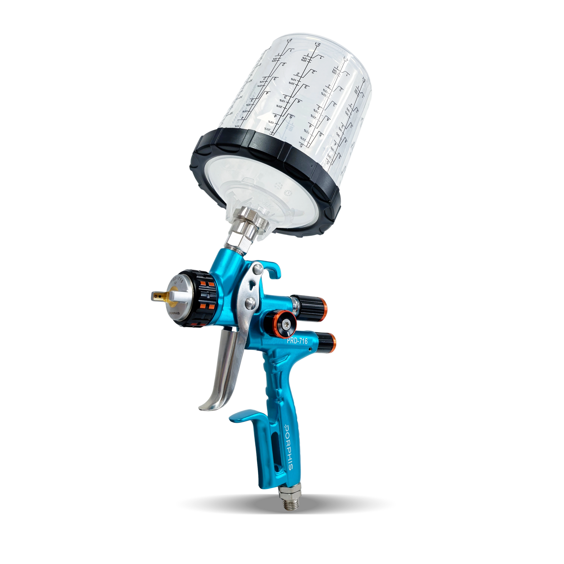 PRD-716 HVLP Spray Gun 1.3mm - Professional Base Coat Air Paint