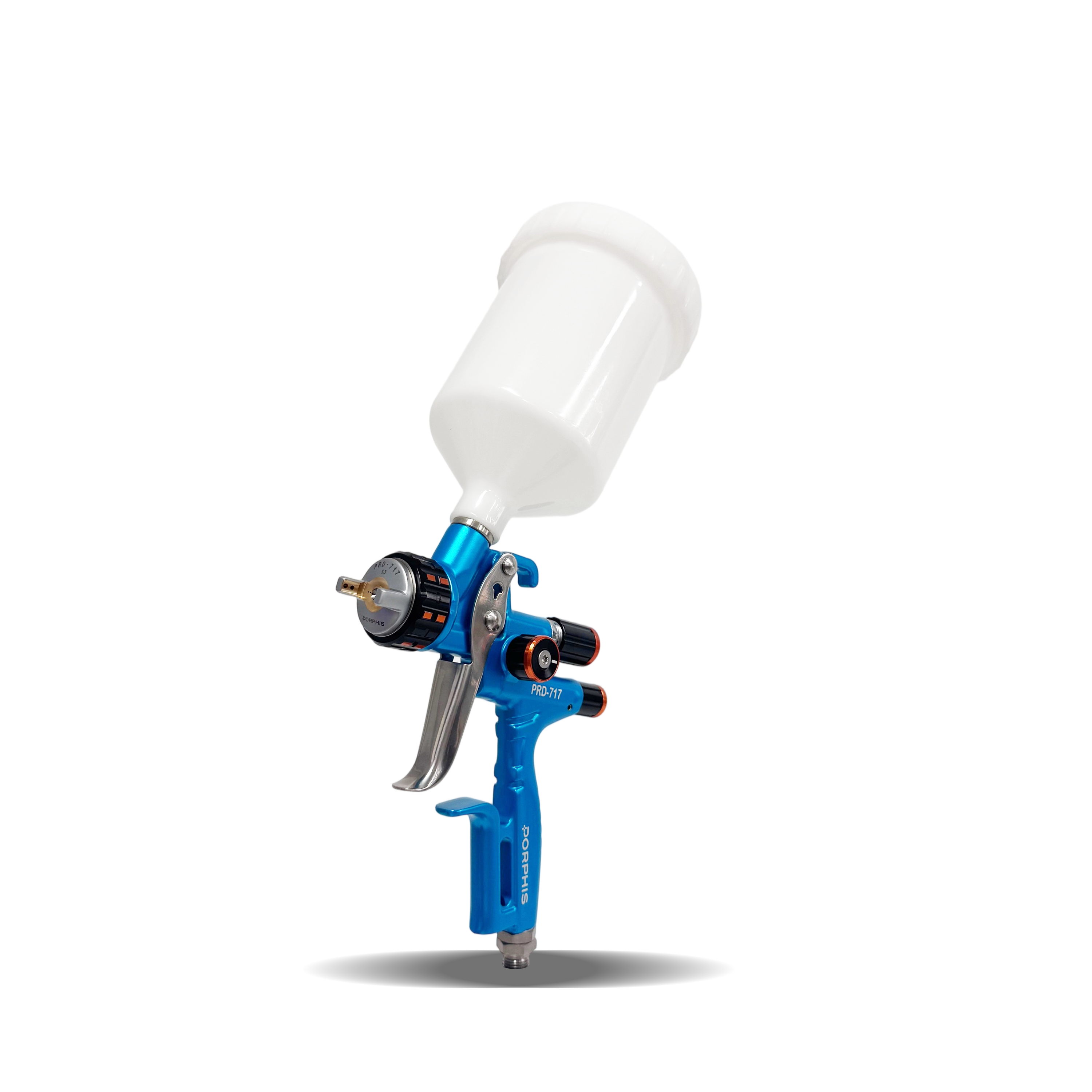 PORPHIS PRD-717 Blue VS Spray Gun with 600ml white plastic cup
best clear coat gun