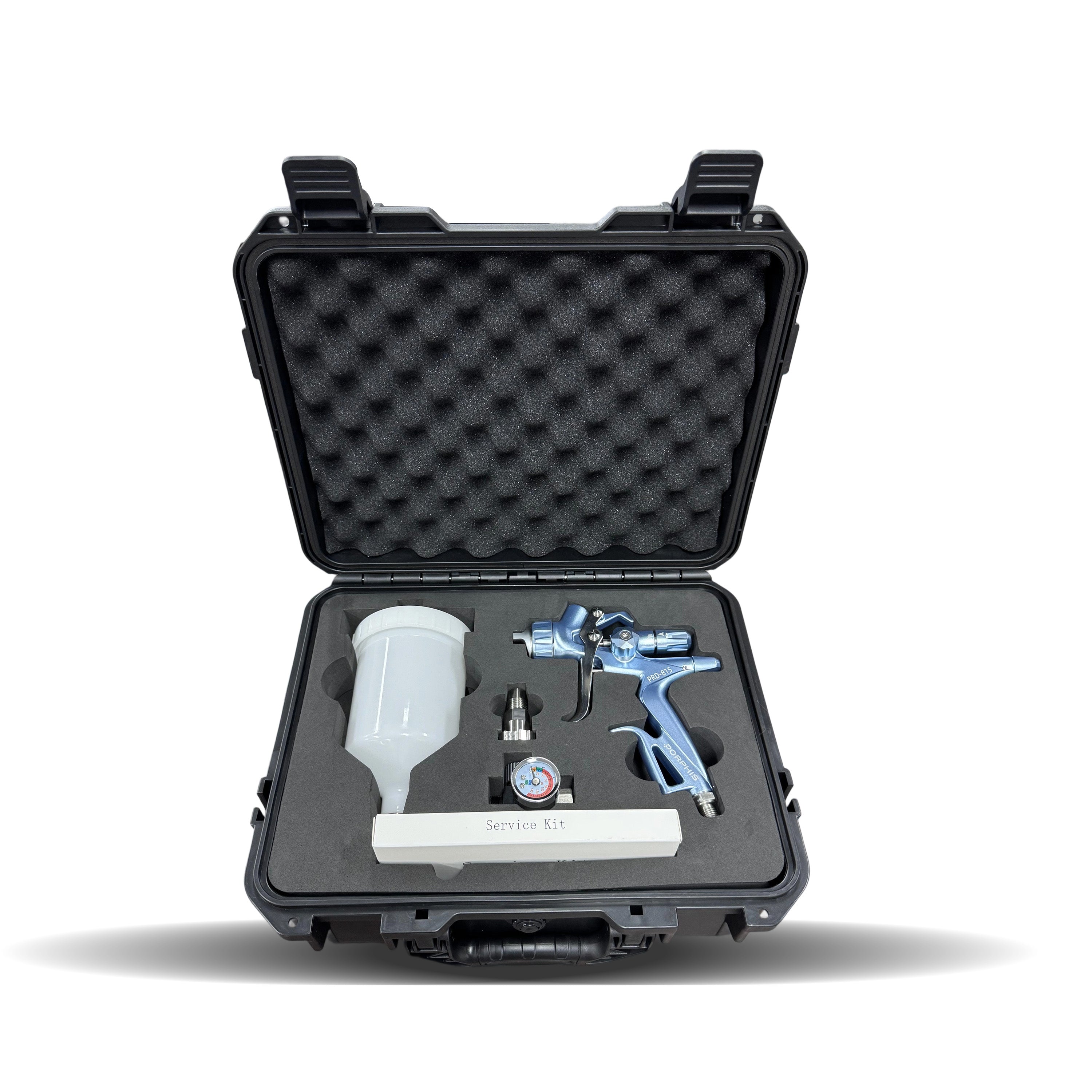 PORPHIS PRD-81 Series Spray Gun Premium Plastic Box Kit
