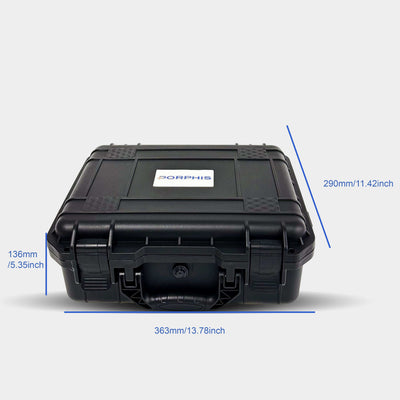 PORPHIS PRD-815 Gray1.2mm Spray Gun Configuration 3 plastic box size