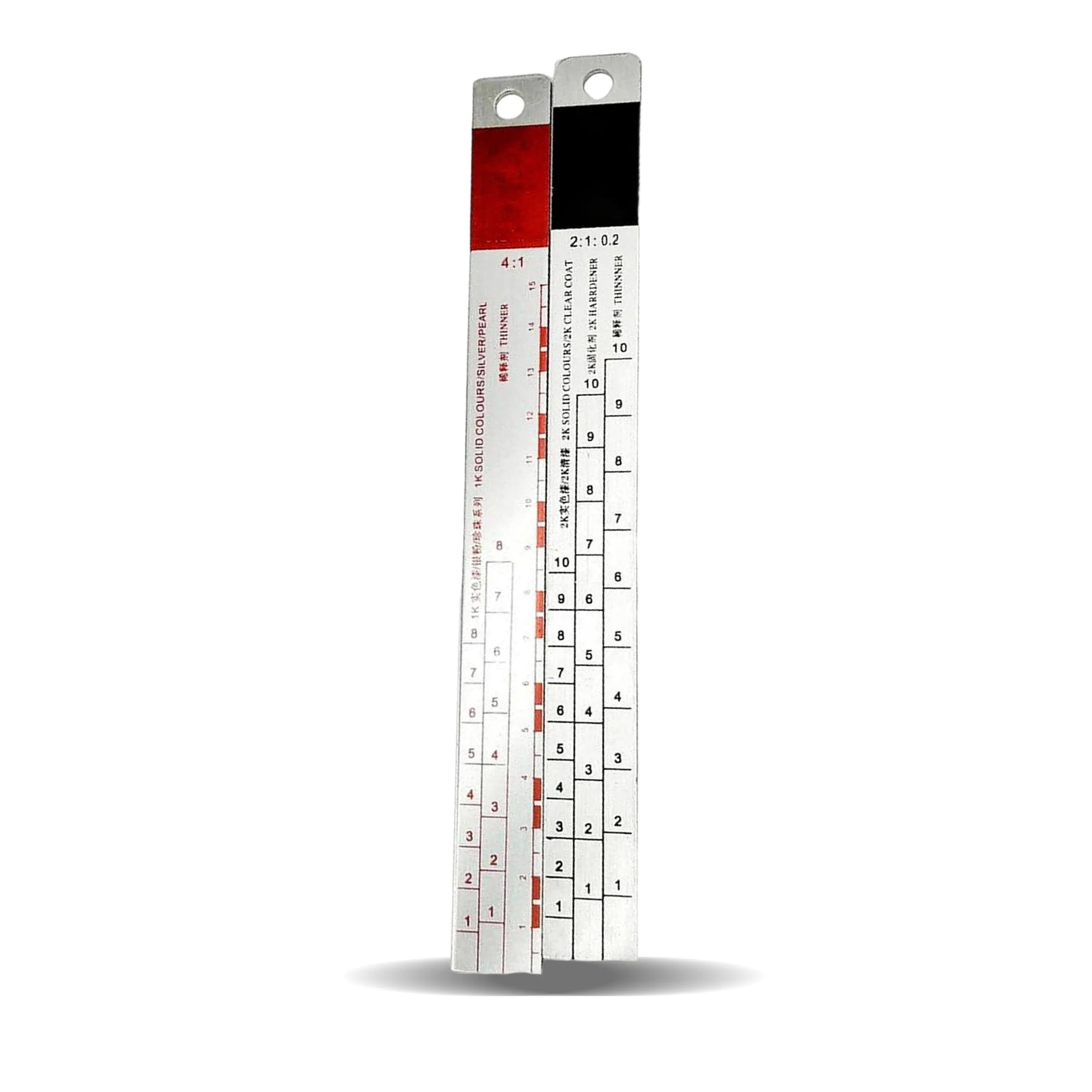 Paint Ruler Tool Paint Mixing Ratio Ruler - Spray Gun Adjustment Tool | PORPHIS