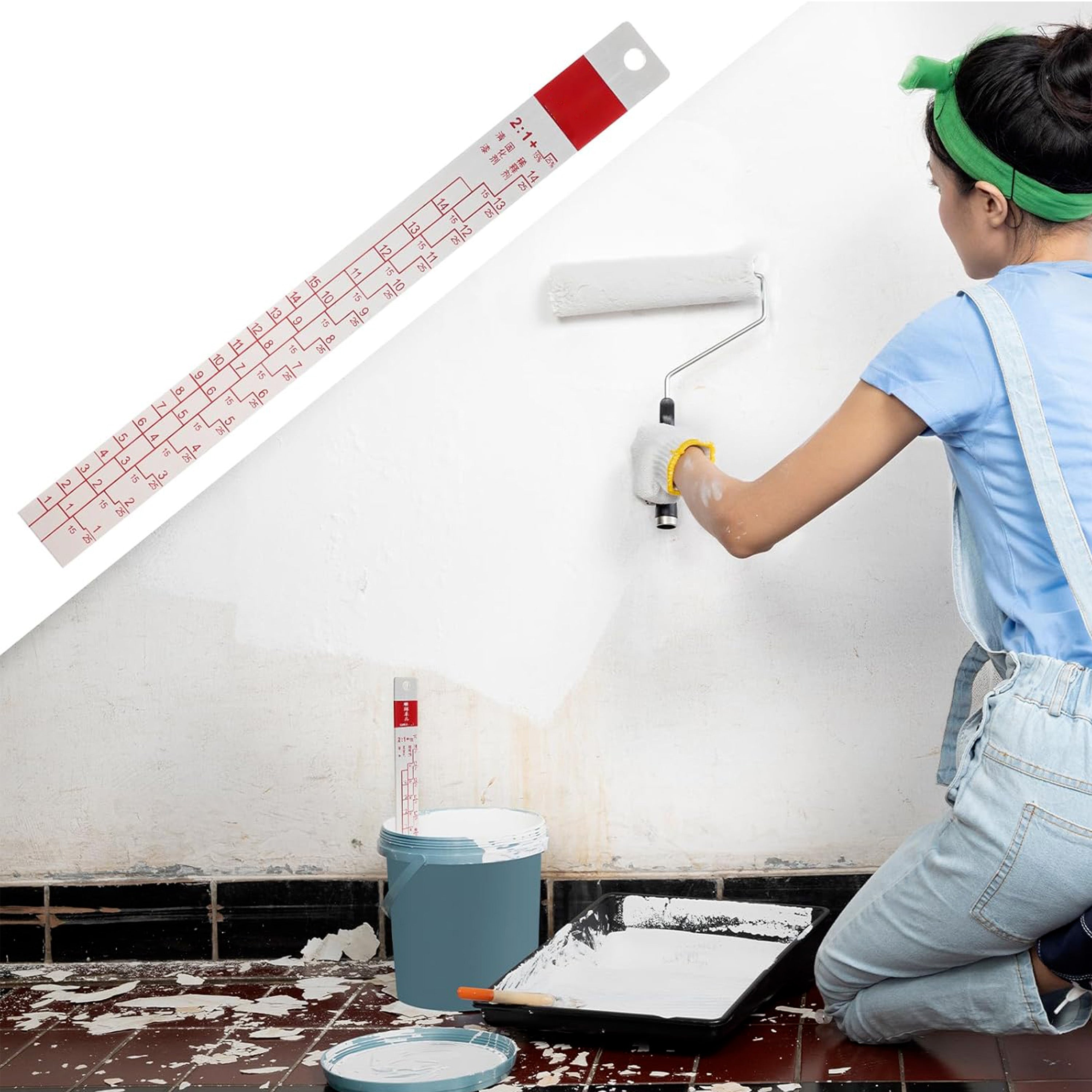 Paint adjustment ruler
