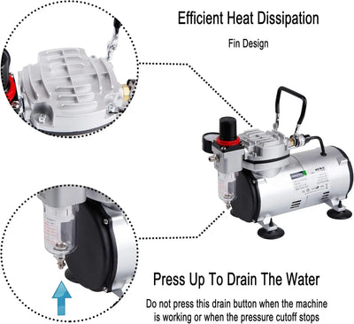 Small air compressor PORPHIS