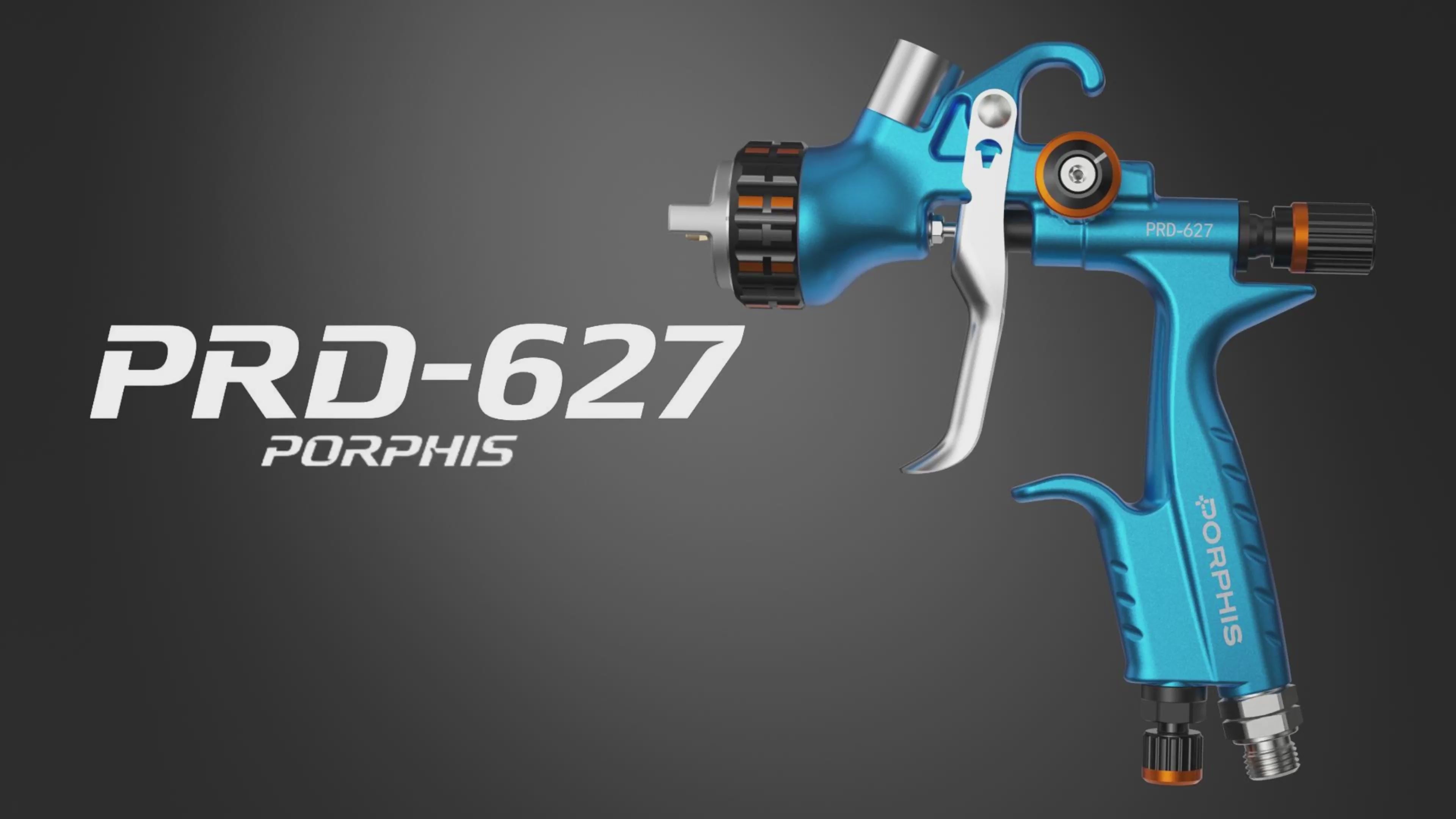 Professional Paint Gun PRD-627 – VS Split Nozzle, Low Pressure