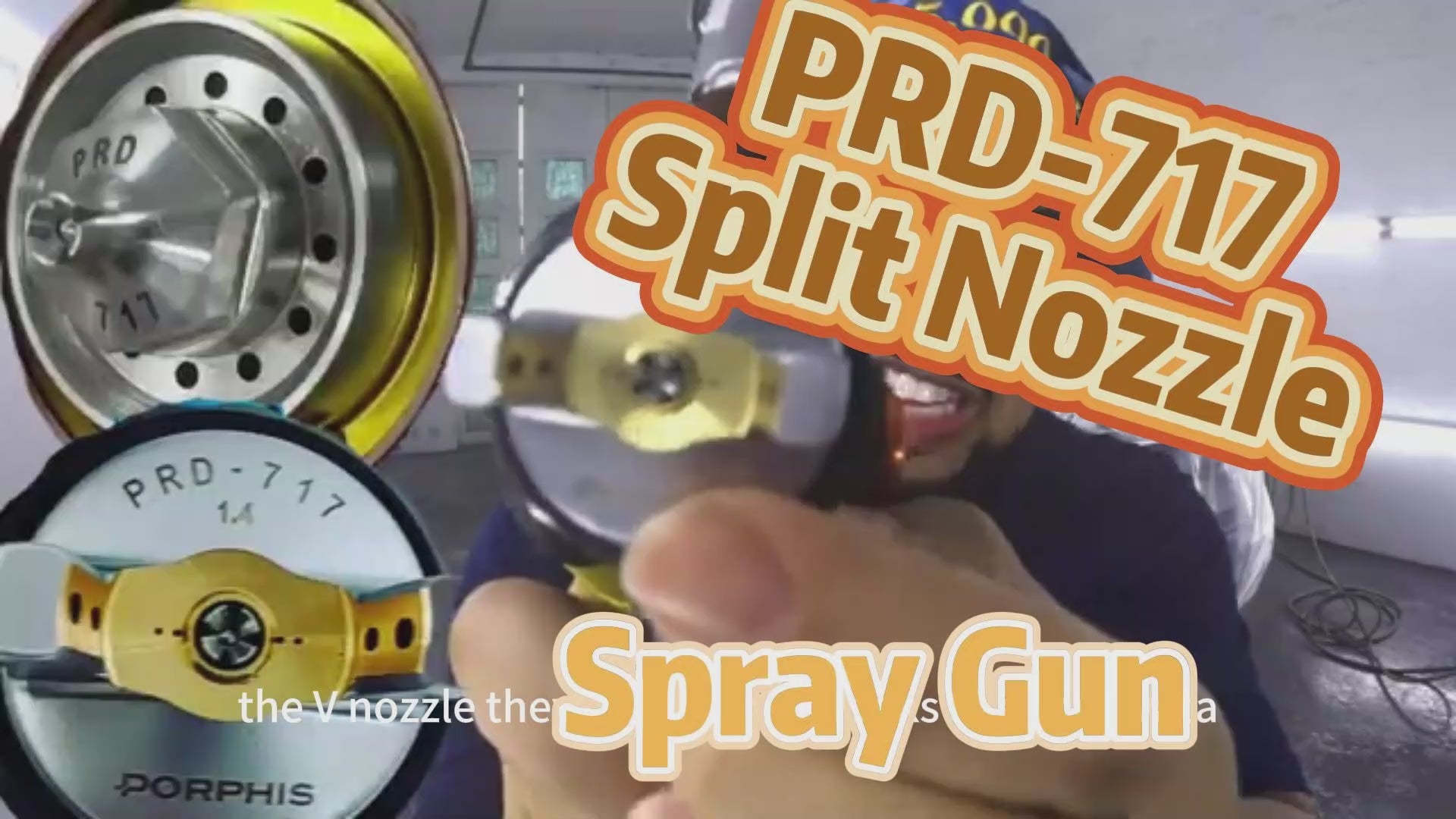 Serie PORPHIS PRD-71 y kit de caja de plástico PHS-155 Spray Gun Premium